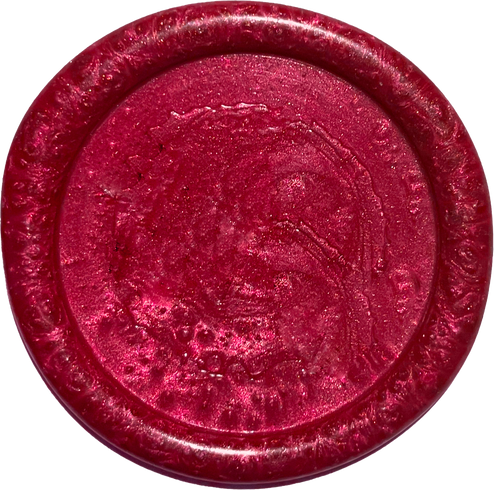 red wax seal stamp